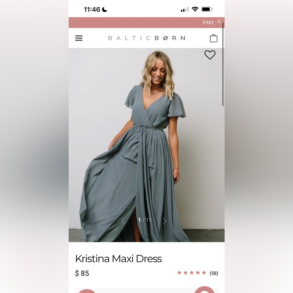 Baltic Born Katrina Maxi Dress